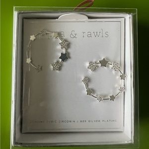 Pippa & Rawls Star hoop earrings.
